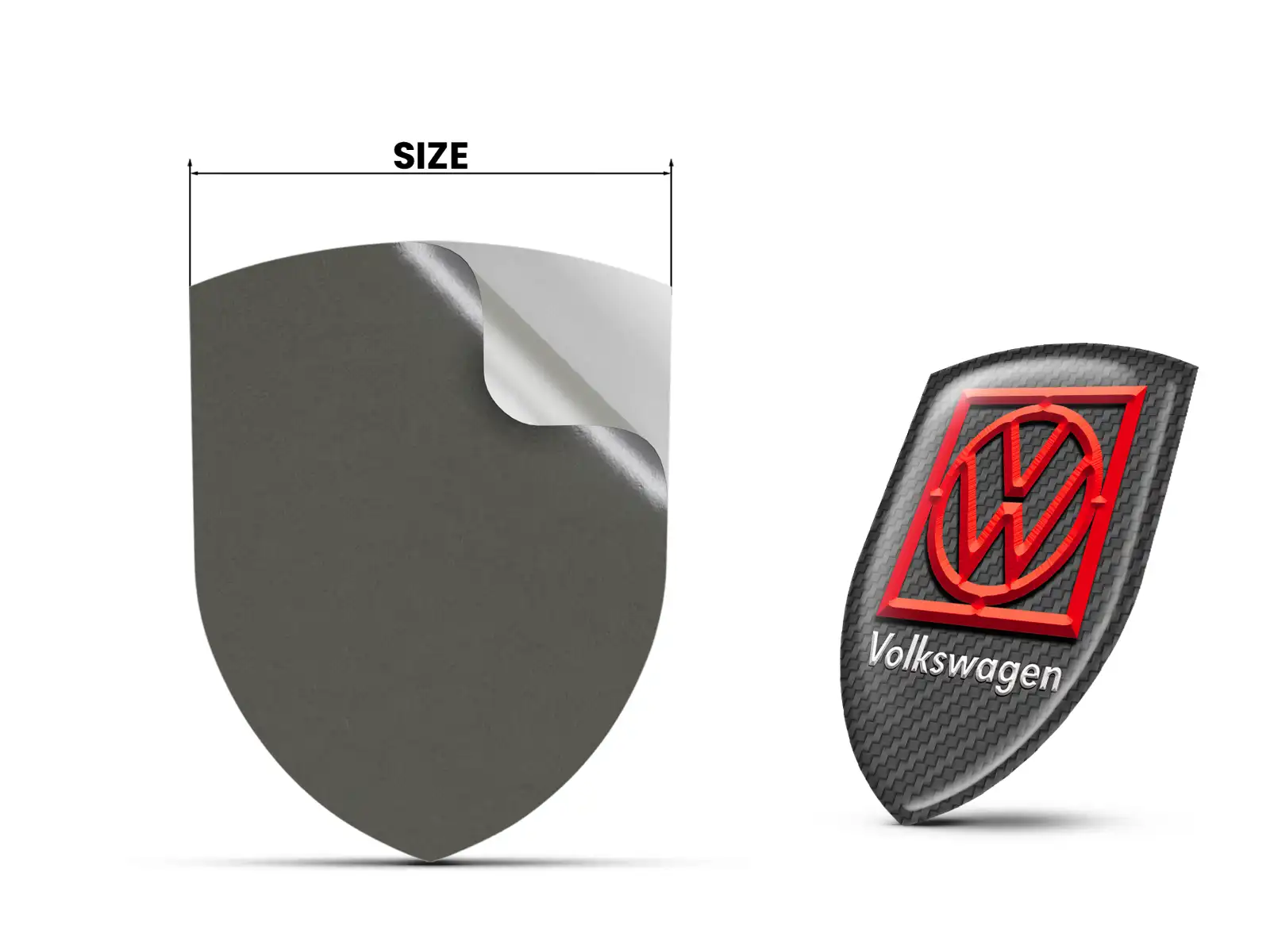 VW Business Z Sticker Etiketten Stilvoll Anpassbar Robust